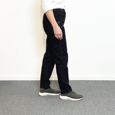 Dambyxor med resårmidja – svart denim