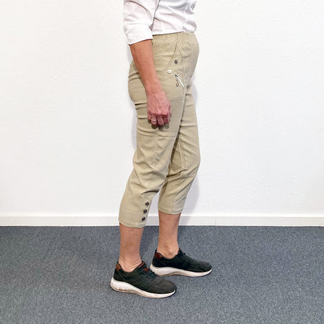 Capri dambyxor, Beige