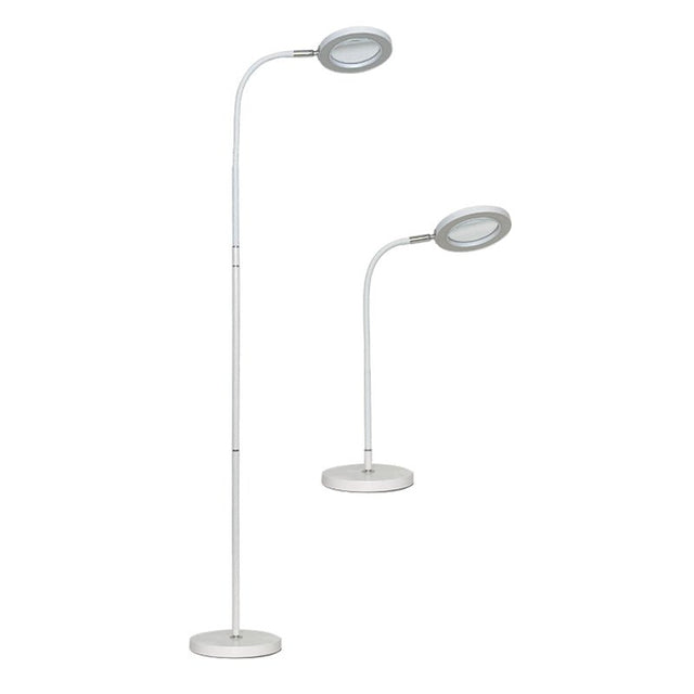 LED luplampe til gulv og bord - 3x forstørrelse - Seniorshop