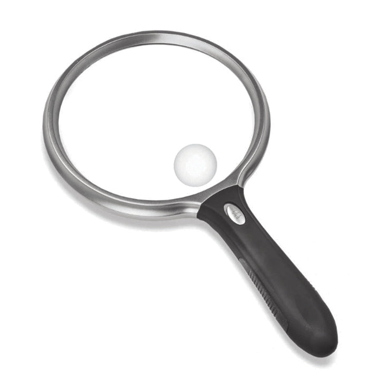 Förstoringsglas med ljus - 2x/6x förstoring