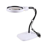 Flexibel bordslupp med LED, 2x/6x förstoring