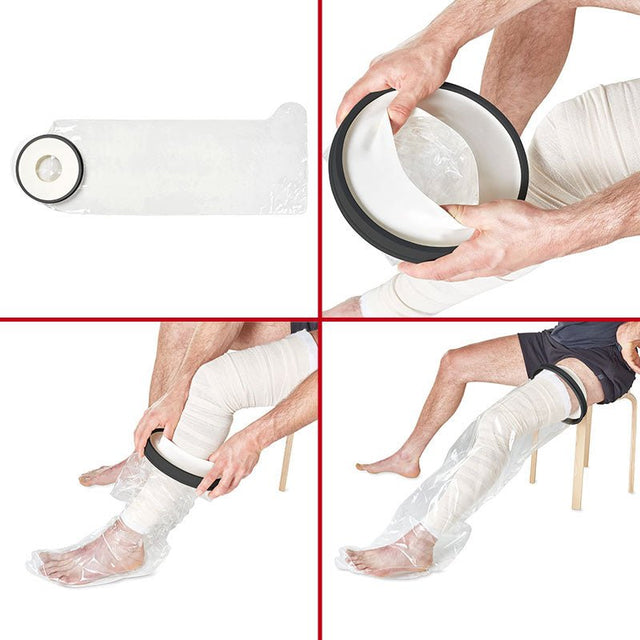 Duschskydd för bandage/gips, Helt ben