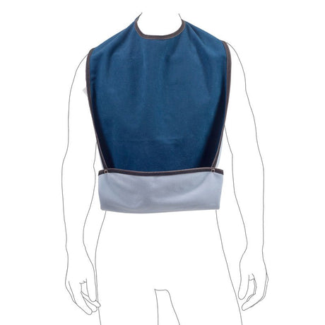Haklapp i blå velour