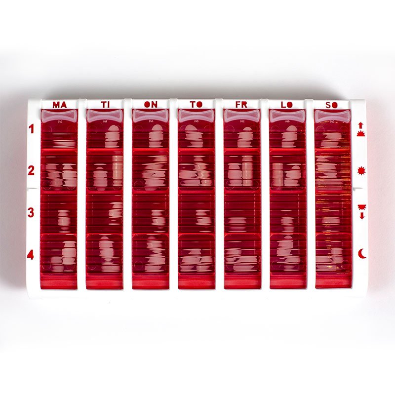 Doseringsæske - 7x4 rum