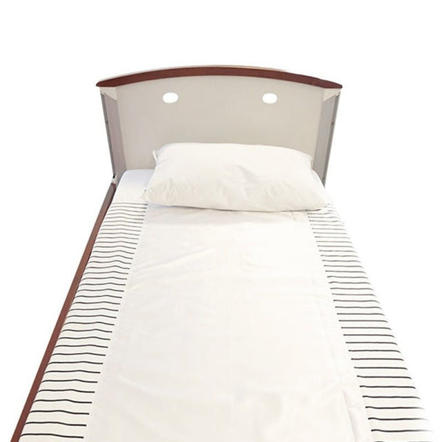 Glidelagen med satin - 200x200 cm - Seniorshop
