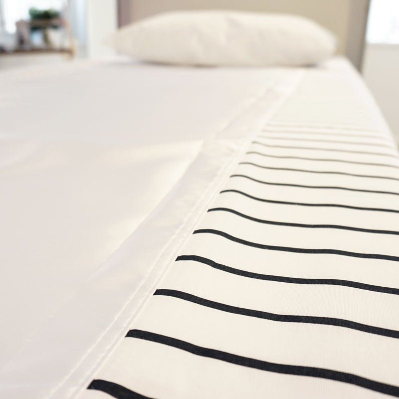 Glidelagen med satin - 200x220 cm - Seniorshop