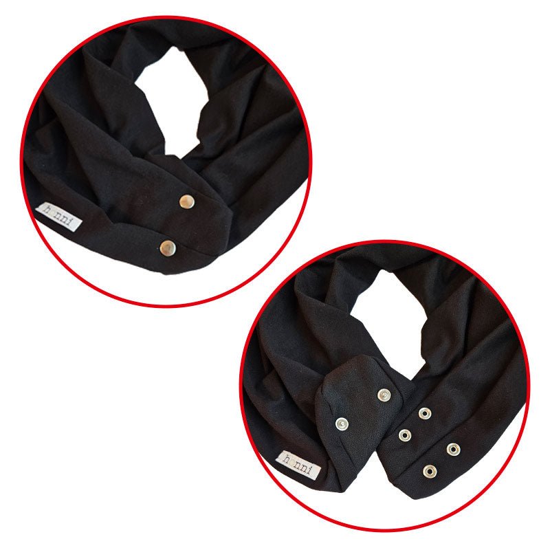 Honni tørklæde / Hagesmæk - Olivengrøn - Seniorshop