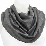 Honni tørklæde / Hagesmæk - Grå - Seniorshop