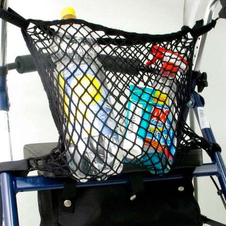 Netpose til kørestol / rollator - Seniorshop