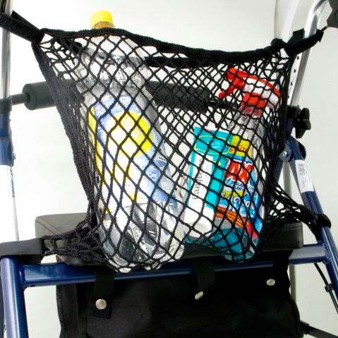 Netpose til kørestol / rollator - Seniorshop