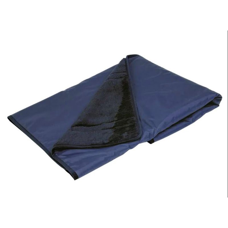 Fodrat och vattentätt åktäcke med kardborre