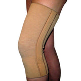 Elastisk knæbind med spiralstivere - Uld - Seniorshop