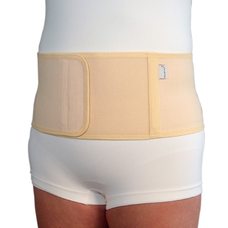 Beige stomibälte - Klipp själv hål