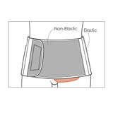 Sort stomibælte - Klip selv hul - Seniorshop