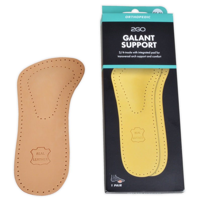 Framfotsinlägg med integrerad t-pelott