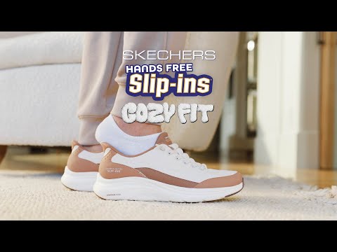 Skechers slip-in damsneaker - Vit