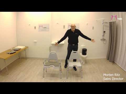 Duschstol med eller utan ryggstöd